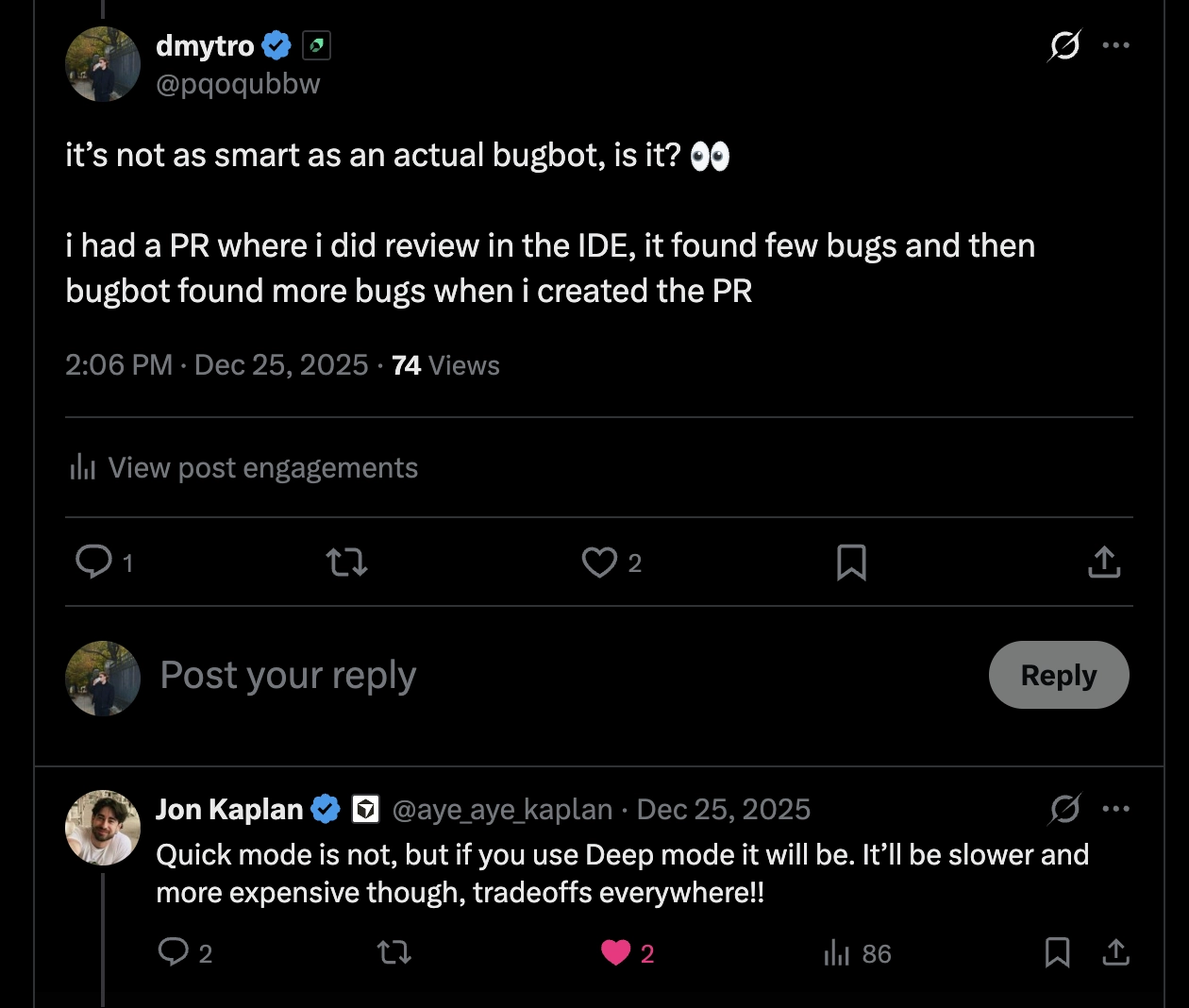 dmytro investigates usage of cursor-agent CLI via twitter