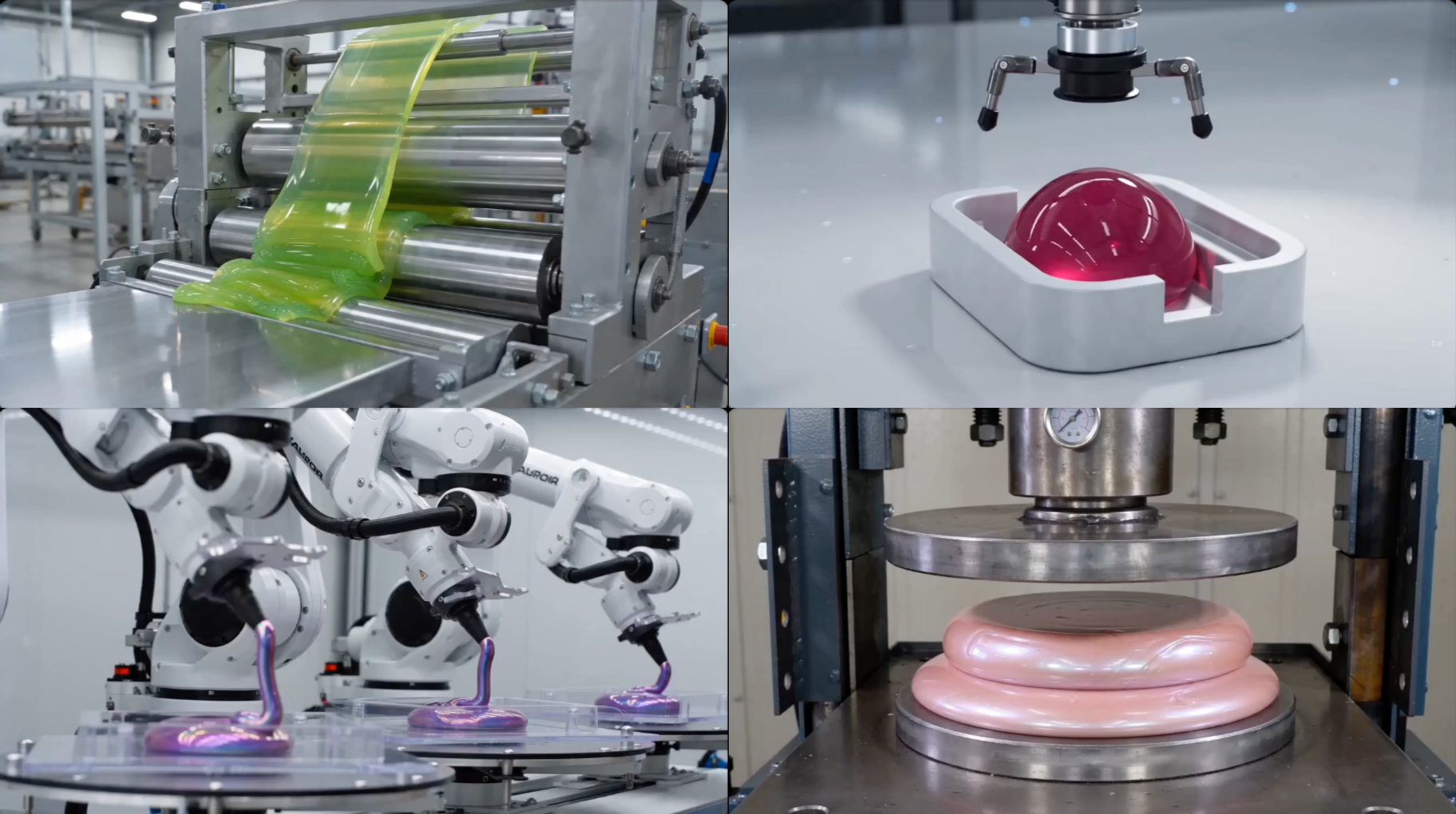 Stills from The Slop Factory